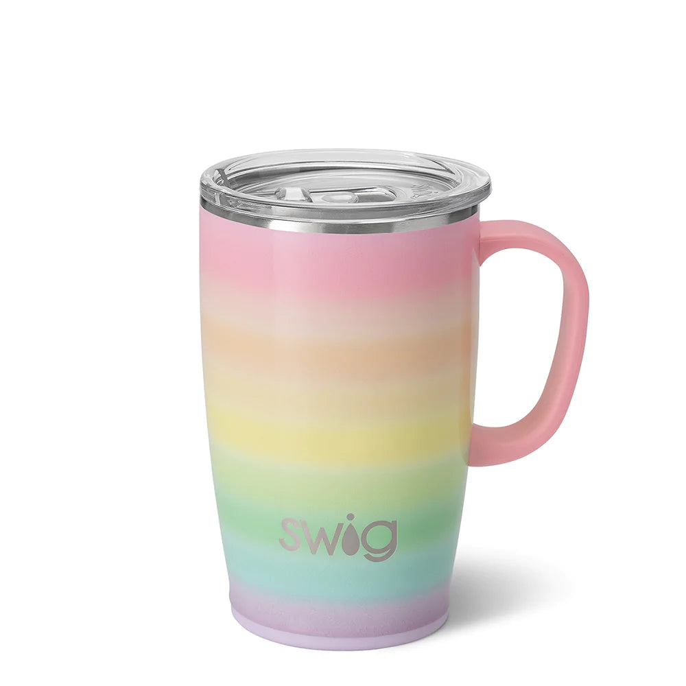 Swig Insulated Steel 18oz Travel Mug | Over the Rainbow