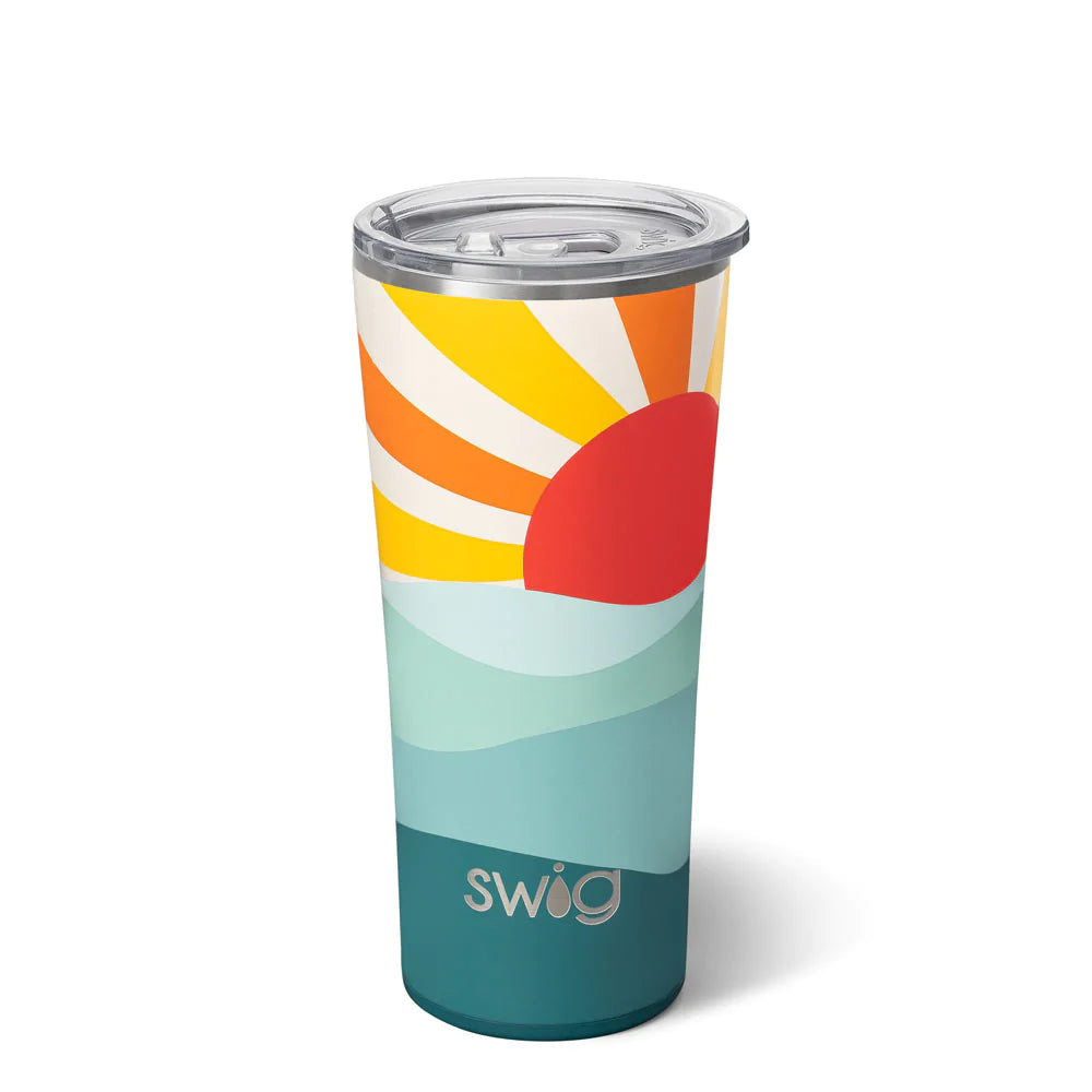 Swig Insulated Steel 22oz Travel Tumbler | Sun Dance