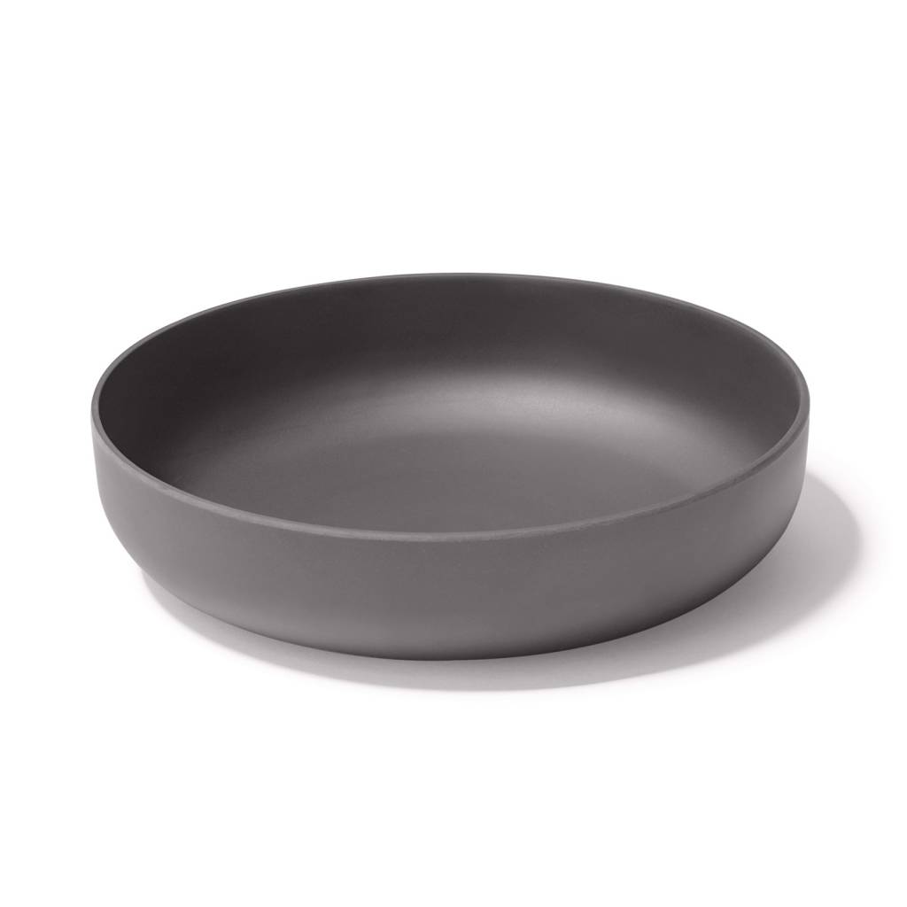 Ricardo 11.5" Charcoal Grey Bamboo Serving Bowl