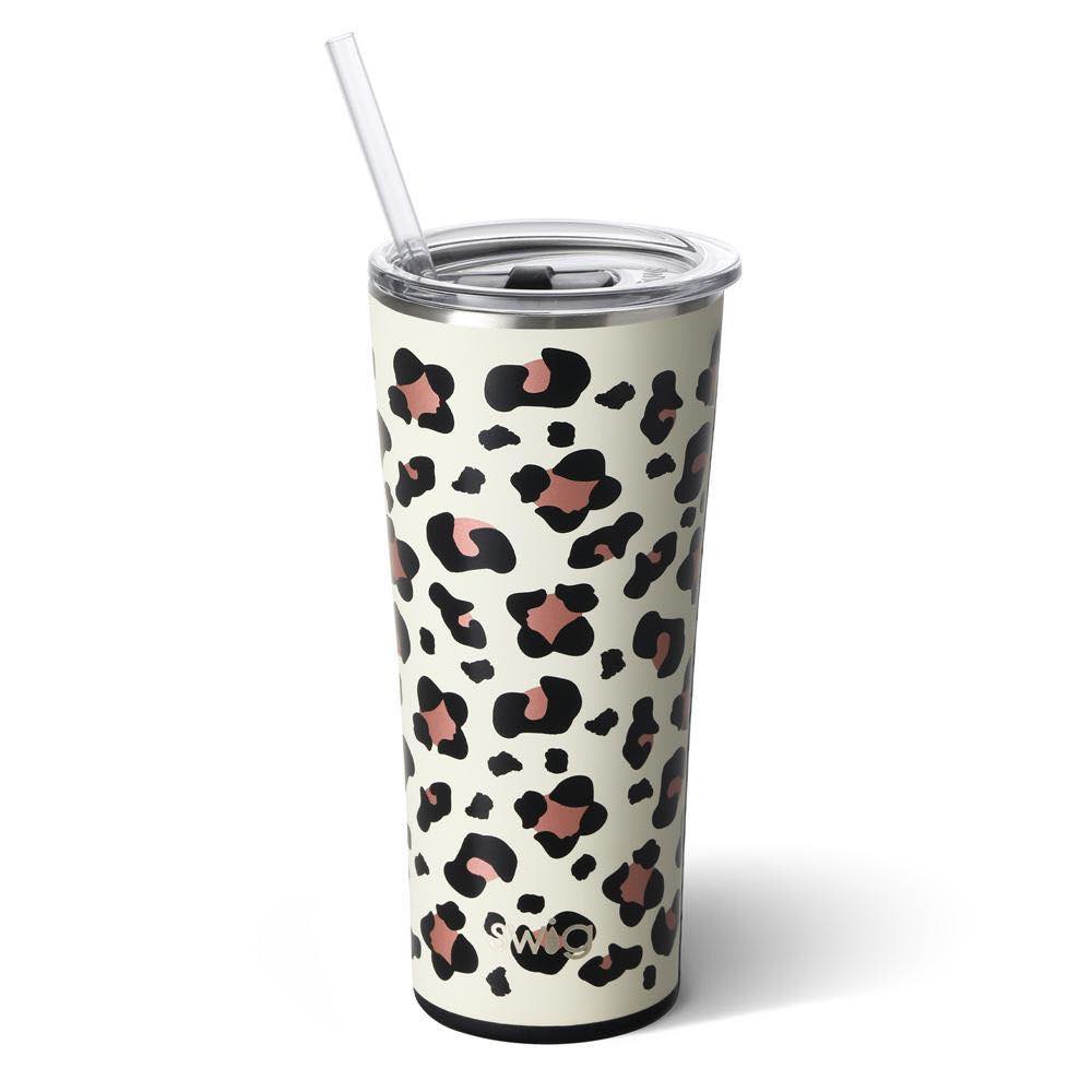 Swig Insulated Steel 22oz Tumbler | Luxury Leopard