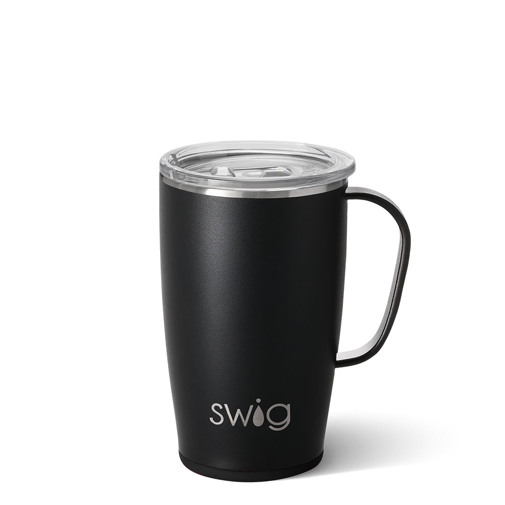 Swig Insulated Steel 18oz Mug | Matte Black