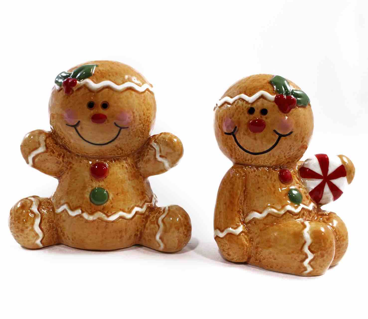 Gingerbread Man Salt & Pepper Shaker Set