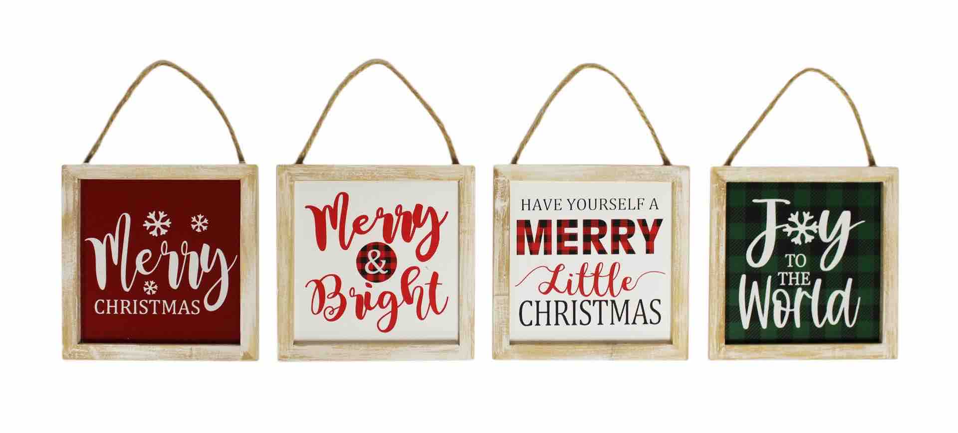 Christmas Hanging Wall Art | Assorted