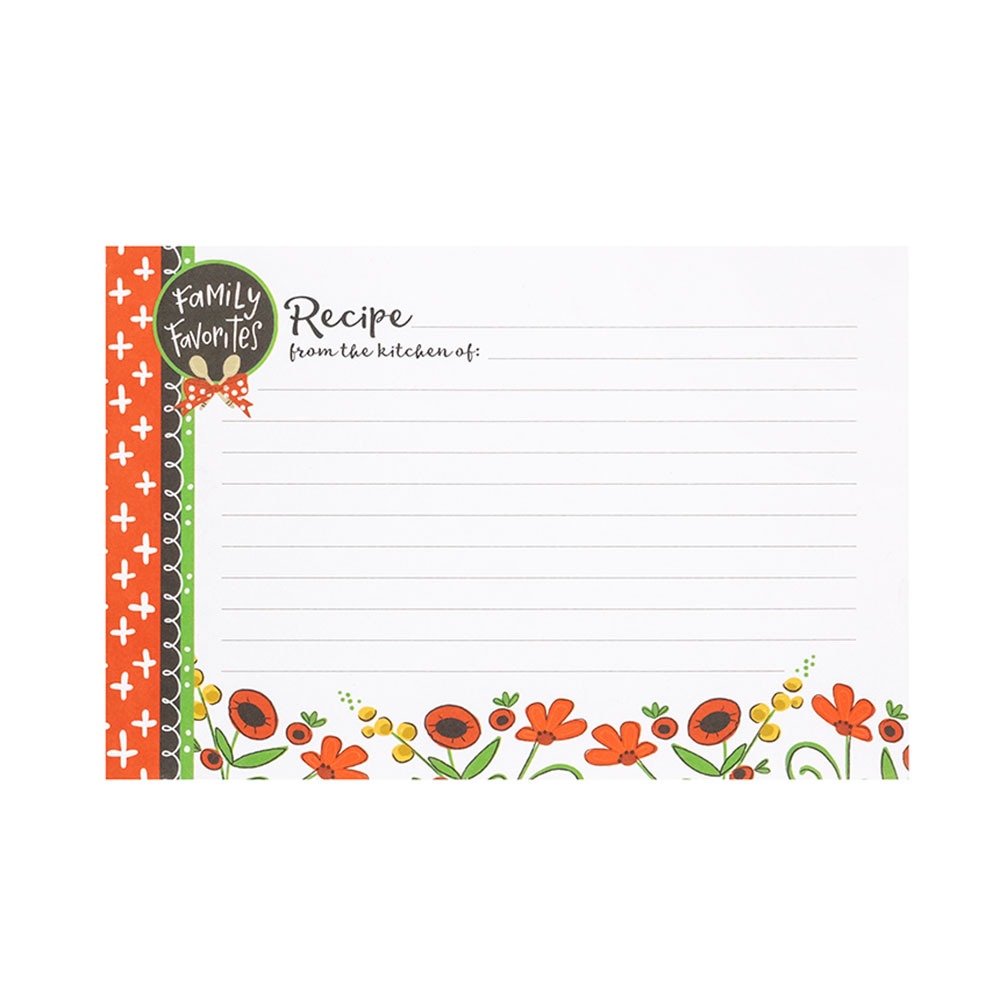 Recipe Cards 4x6 | Family Favorites