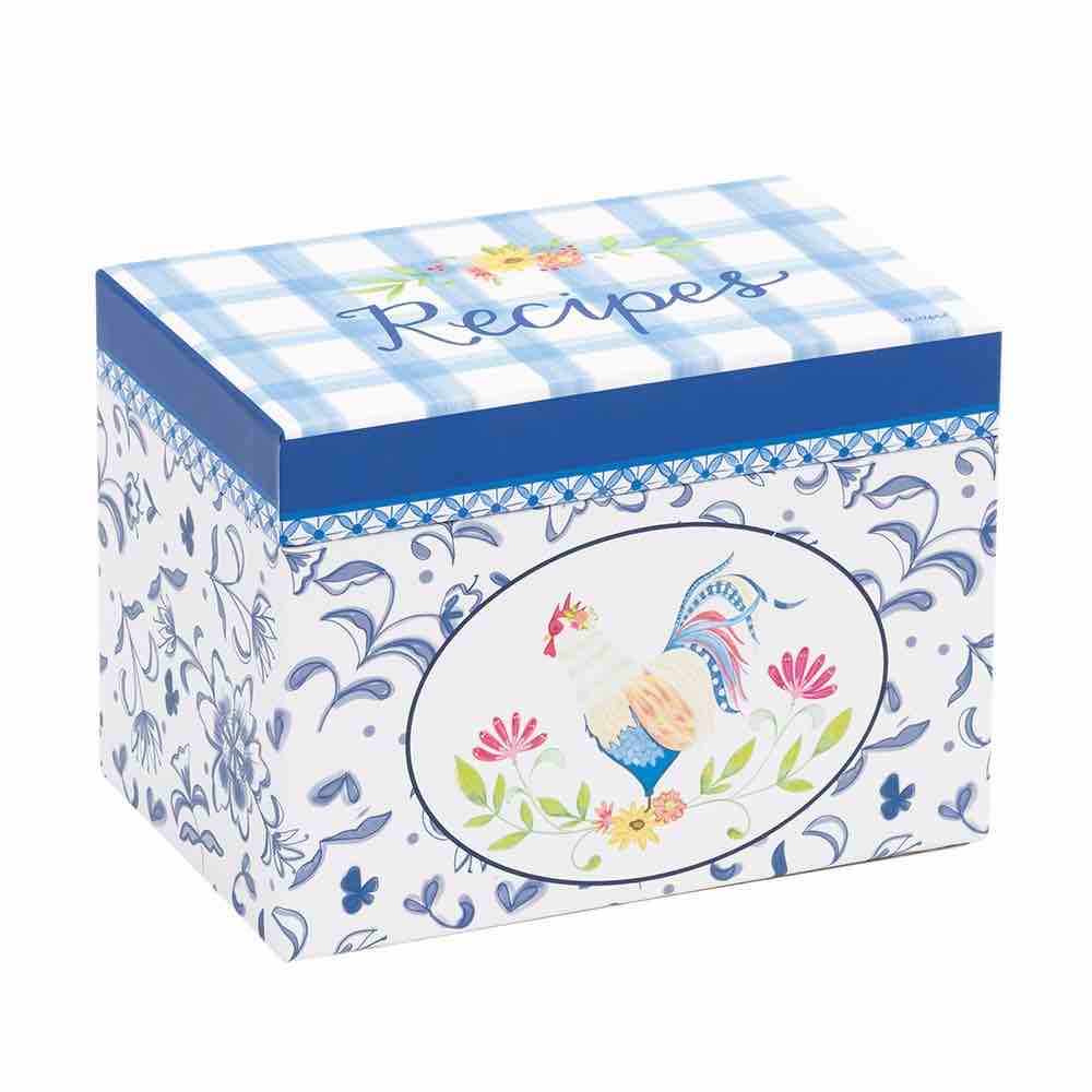 Recipe Card Box | Rooster