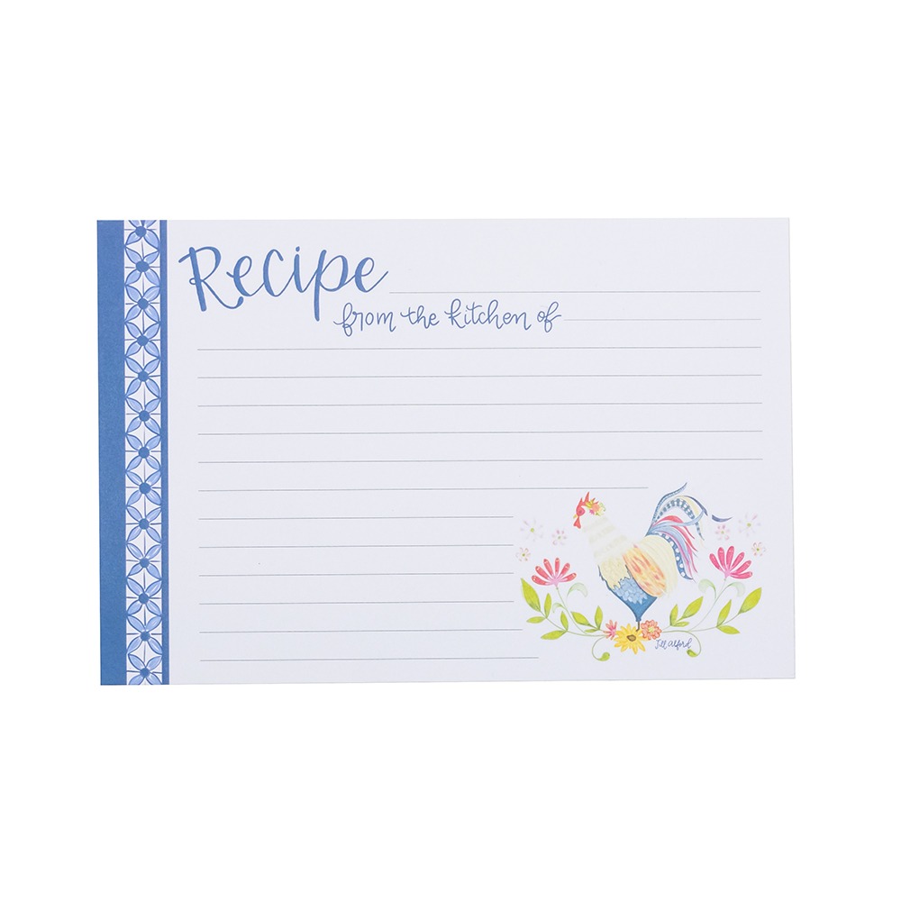 Recipe Cards 4x6 | Rooster