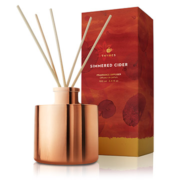 Thymes | Simmered Cider Petite Copper Reed Diffuser