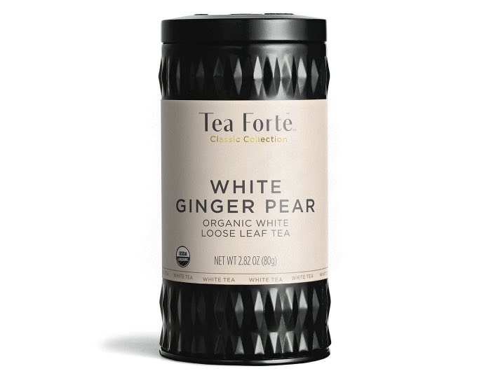 Tea Forte White Tea Canister | White Ginger Pear