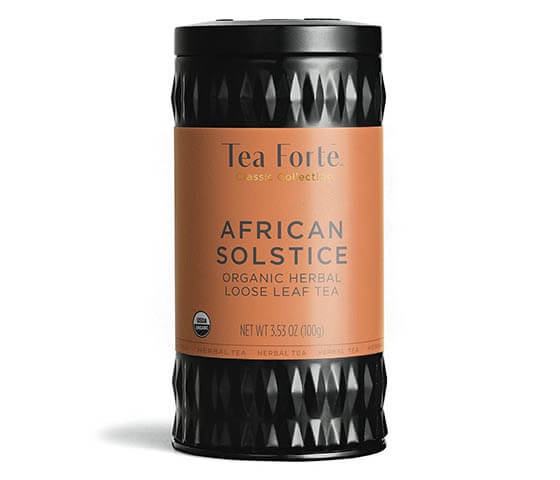 Tea Forte Rooibos Herbal Tea Canister | African Solstice