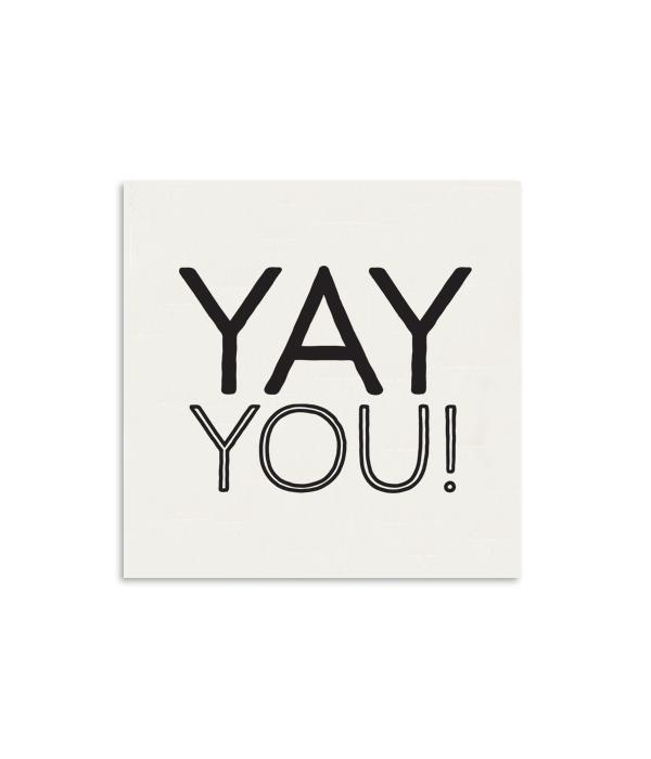 Mini Notecard | Yay You