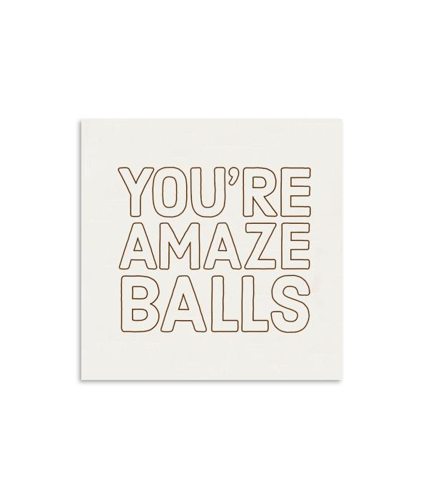 Mini Notecard | Amazeballs