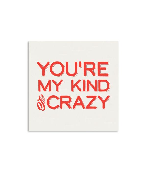 Mini Notecard | My Kind of Crazy