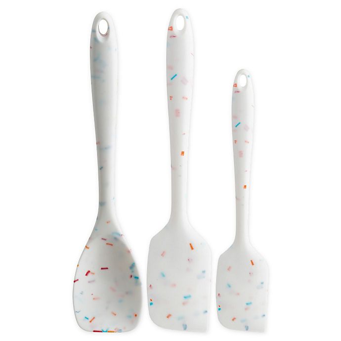 Trudeau Confetti Silicone Spatulas | Set of 3