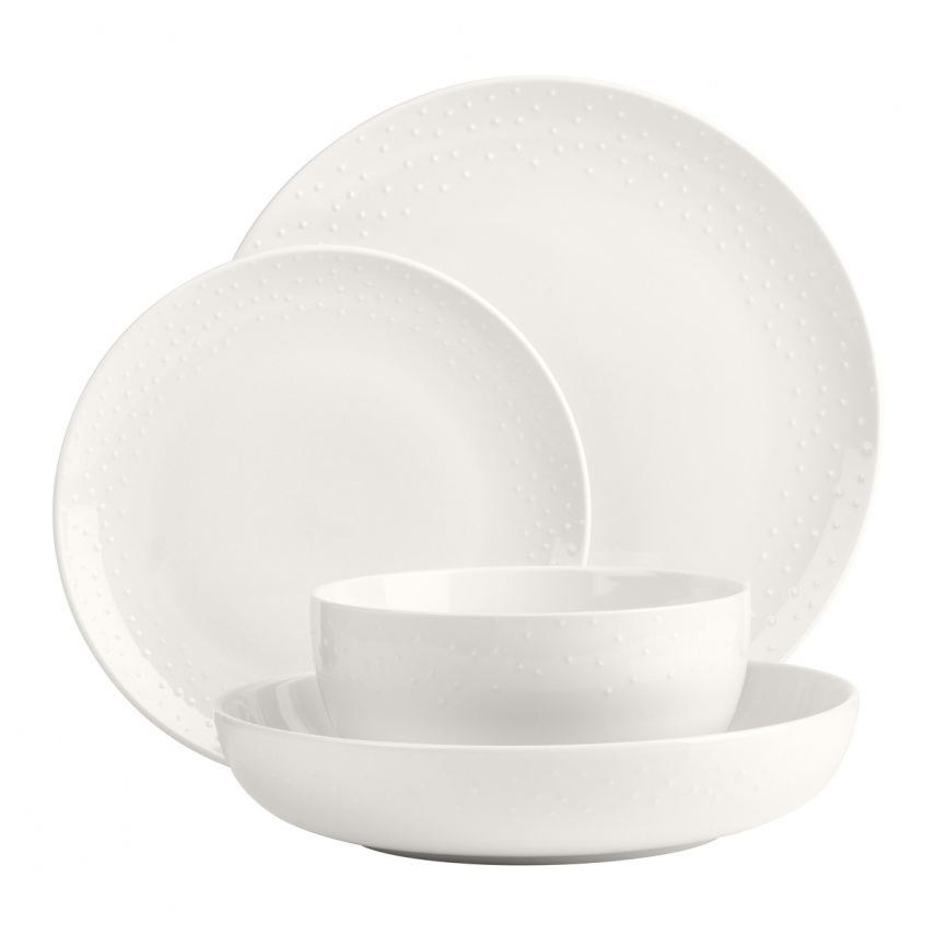 Trudeau Nico Dinnerware | 16pc Box Set