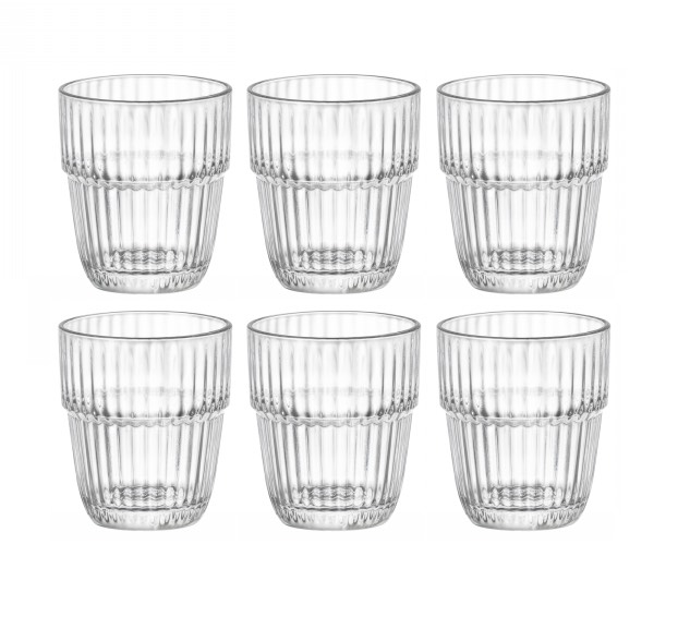 Bormioli Barshine Juice Glasses | Set of 6 | 7oz