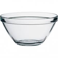 Pompei Glass Salad Serving Bowl | Mixing Bowl | 122oz