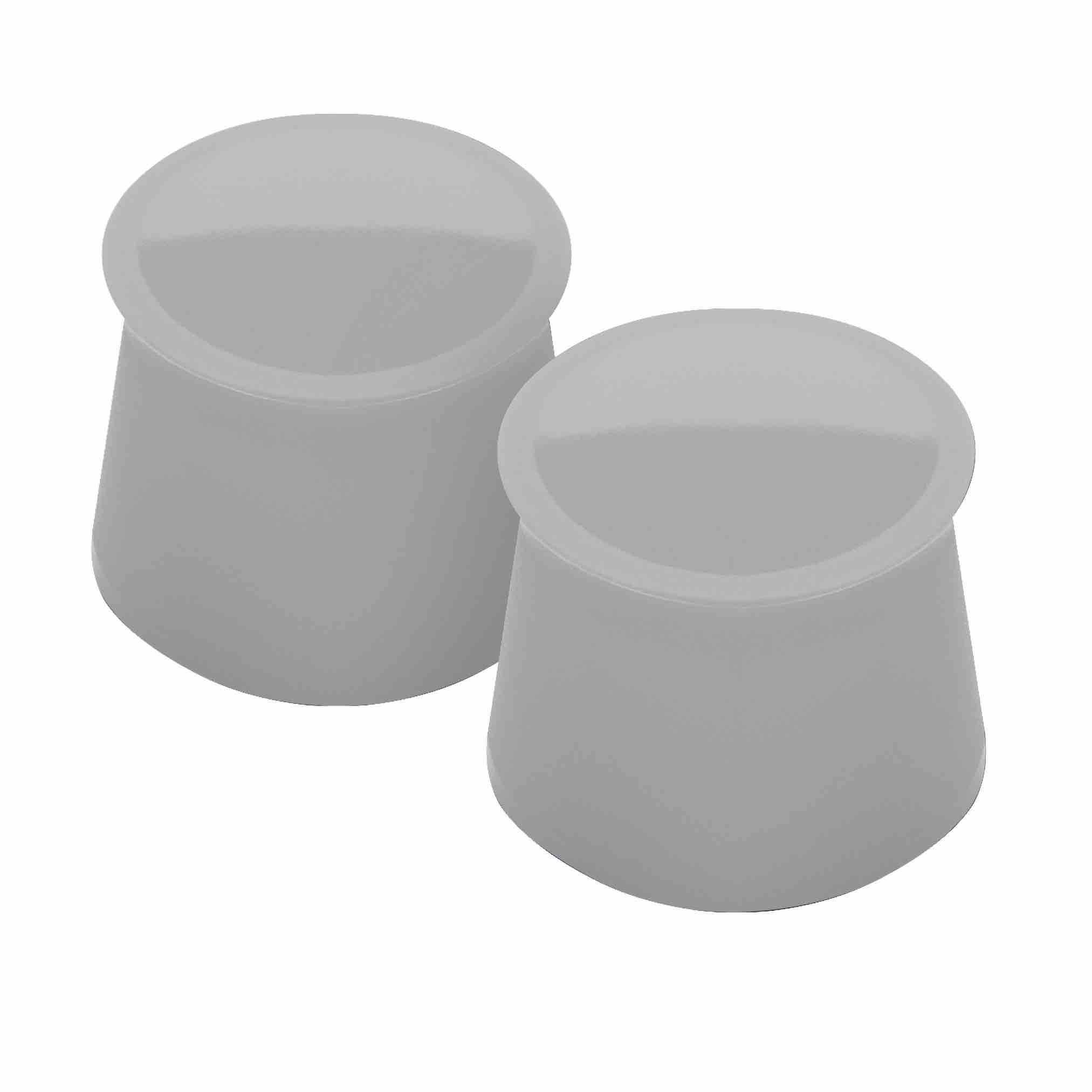 Tovolo Silicone Wine Caps | Set of 2 Stoppers | Oyster Gray