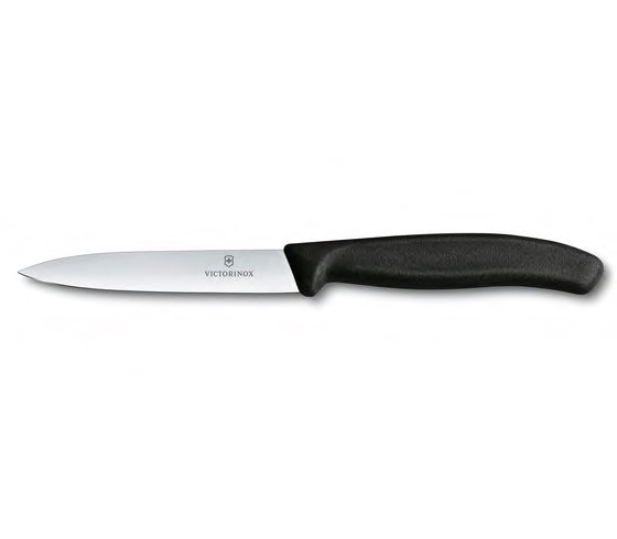 Victorinox 4\" Straight Edge Paring Knife | Black