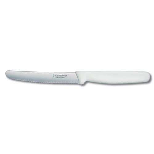 Victorinox 4" Serrated Utility Knife | White