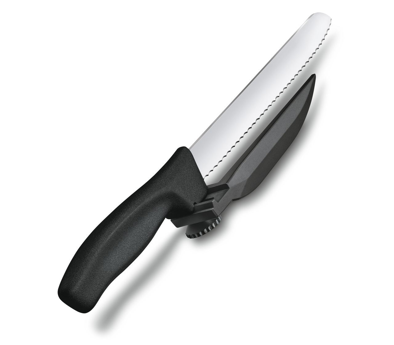 Victorinox 8" Serrated DUX-Knife with Adjustable Slicing Guide
