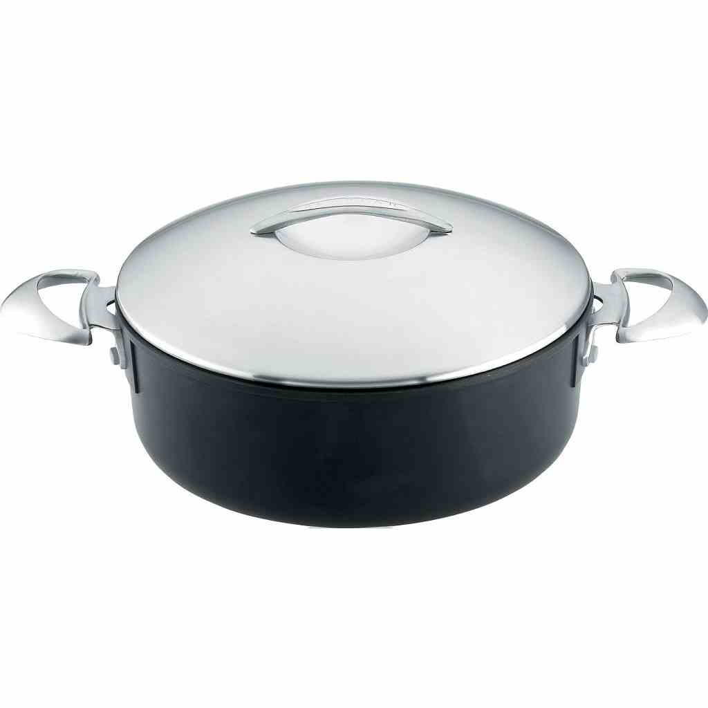 Scanpan Professional 11" 5.5qt Covered Low Sauce Pot