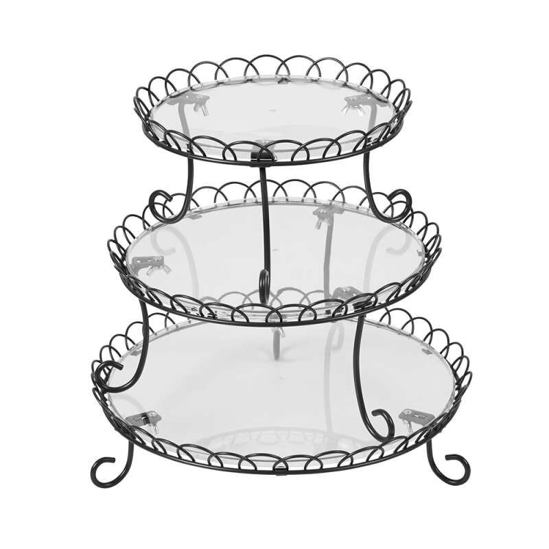 3-Tier Customizable Iron Treat Stand