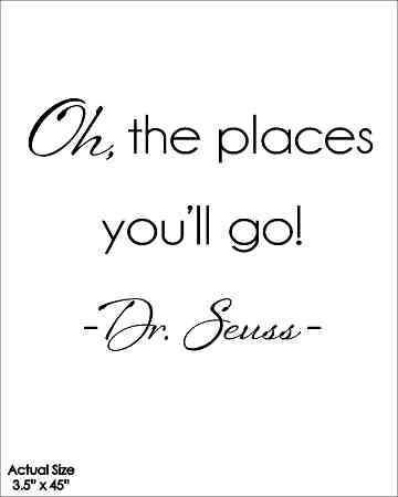 Wall Talk Quotes | Oh, the places you'll go