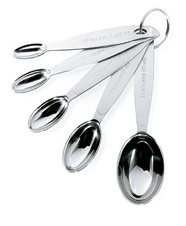 Cuisipro 5pc Measuring Spoon Set | Stainless Steel