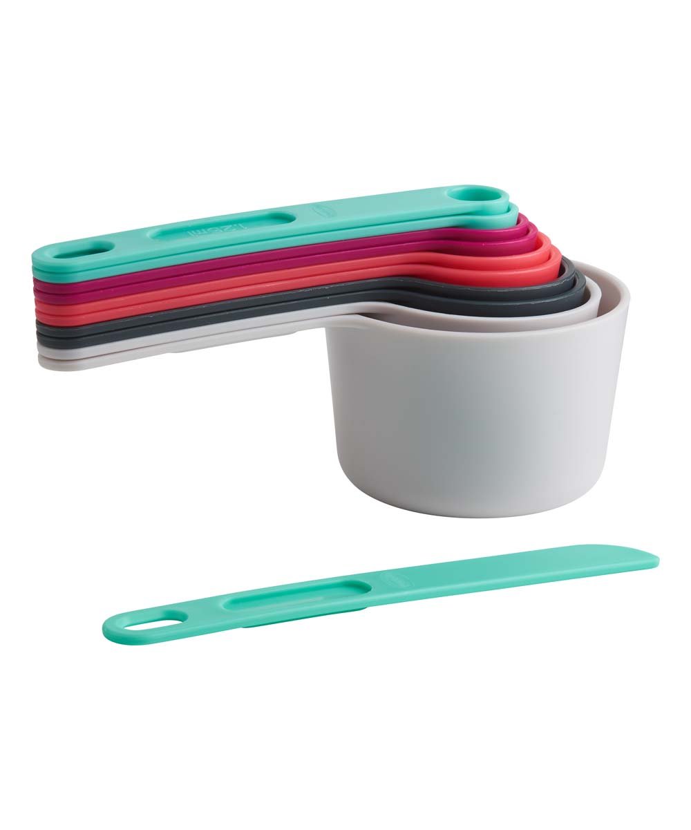 Flipper 6-piece Reversible Measuring Cup and Spoon Set by Trudeau 